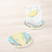 Onderzetters/Blauwe Vogels Zandsteen Onderzetter (Zijkant)