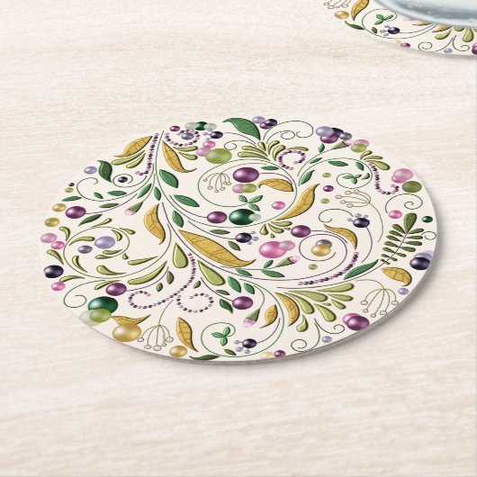 Onderzetters - bord - Toscaanse cirkel (Gebogen)