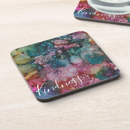 Onderzetters "Color Burst Inkblot" (Linkerzijde)