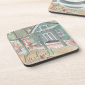 Onderzetters "Crystal Cove Watercolor" (Linkerzijde)
