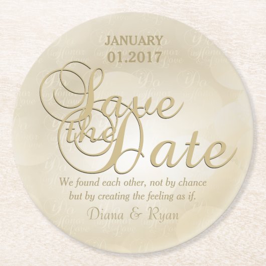 Onderzetters Datum opslaan (Voorkant)