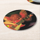 Onderzetters. Electric Cherub Ronde Kartonnen Onderzetter (Gebogen)