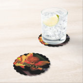 Onderzetters. Elektrische cherub verkreukeld Kartonnen Onderzetters (Insitu)