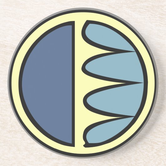 Onderzetters en decor voor de eerste illustratie (Voorkant)