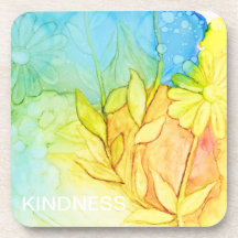 Onderzetters "Flowers Ink 3"