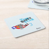 Onderzetters : Gelukkig nieuwjaar 2023 (Schuin)