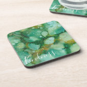 Onderzetters "Golden Dust Inkblot" (Linkerzijde)