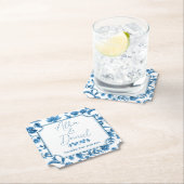 Onderzetters Huwelijk Chintz Blauw & Wit Bloemen D (Insitu)