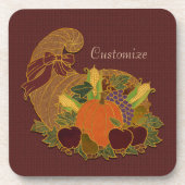 Onderzetters in de herfst Cornucopia (Voorkant)