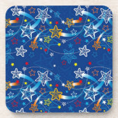 Onderzetters met blauwe afzuigstaar (Voorkant)