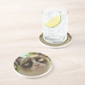 Onderzetters met bruine kat (Zijkant)