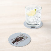 Onderzetters met een blauwdruk voor Fox Sky (Insitu)