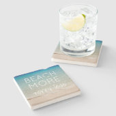 Onderzetters met een drukklep in de oceaanfoto (Zijkant)