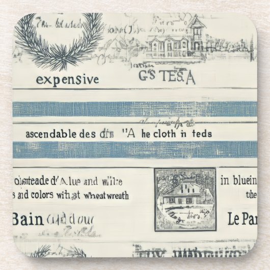 Onderzetters met een marien thema (Voorkant)