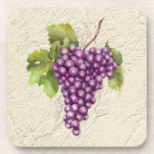 Onderzetters met getextureerde druiven (Voorkant)