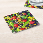 Onderzetters met gezonde salade (Schuin)