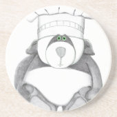 Onderzetters met het Afbeelding van het Beer Panda (Voorkant)