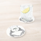 Onderzetters met het Afbeelding van het Beer Panda (Zijkant)