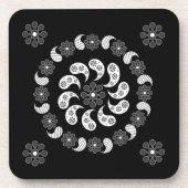 Onderzetters met het zwarte en witte patroonpatroo (Voorkant)