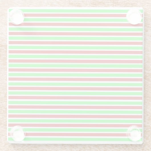 Onderzetters met kerstband (Achterkant)