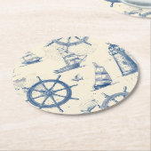 Onderzetters met mariene elementen (Gebogen)