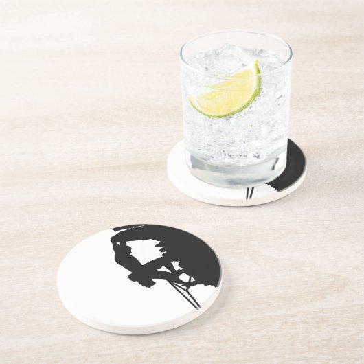 Onderzetters met rotsklimmen (Zijkant)