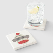 Onderzetters met Socket Monkey Face Stone (Zijkant)