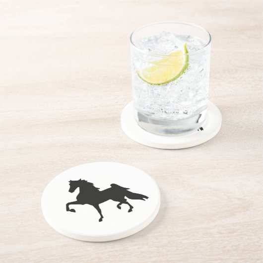 Onderzetters met Zaddlebred Horse (Zijkant)