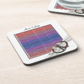 Onderzetters met zwarte & witte diamanten (Linkerzijde)