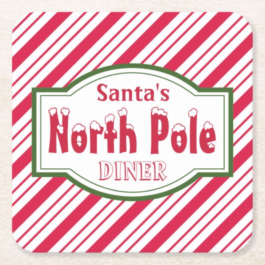 Onderzetters Noordpool Diner (Voorkant)