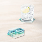 Onderzetters Ocean Waves Beach Waterverf Schilderi (Insitu)