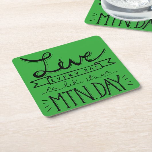 Onderzetters op de Berg Dag (Schuin)