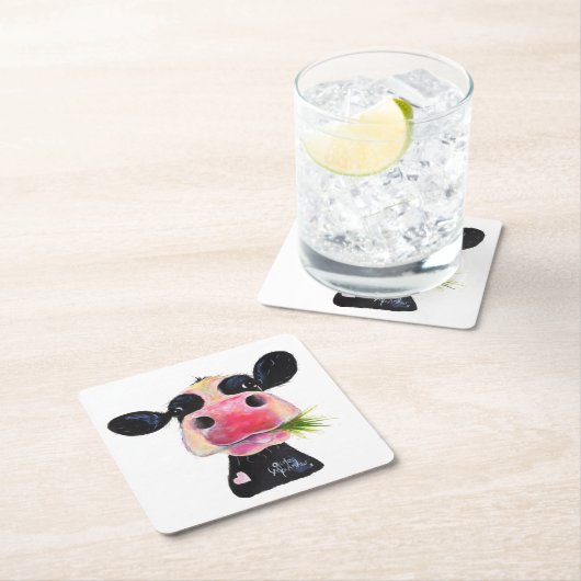 Onderzetters op de Nosey Friesian Koe ' HURLEY BUR (Insitu)