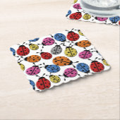 Onderzetters - Paperboard - Glitter Bugs (Gebogen)