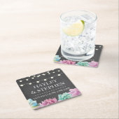 Onderzetters Pastels Succulents Rustiek Huwelijksf (Insitu)