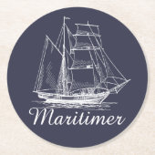 Onderzetters pulp board Maritimer Nova Scotia drin (Voorkant)