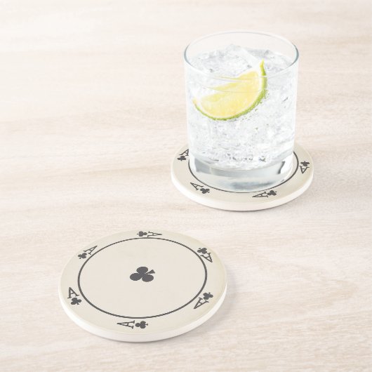 Onderzetters rondom speelkaarten (Zijkant)