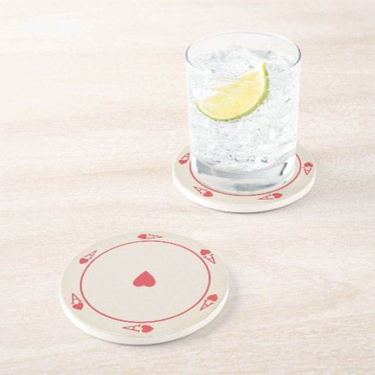 Onderzetters rondom speelkaarten (Zijkant)