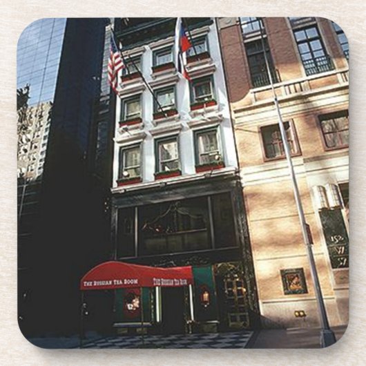 Onderzetters Russisch Tea Room  New York City (Voorkant)