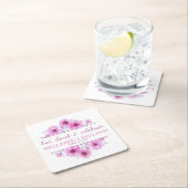 Onderzetters ter viering van de roze bloem van Ane (Insitu)