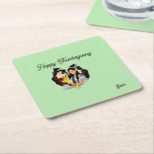 Onderzetters: Thanksgiving Zegen Kartonnen Onderzetters (Schuin)