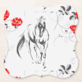 Onderzetters van barokpaarden (Voorkant)