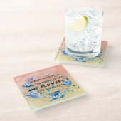 Onderzetters van bloemen (Schuin)