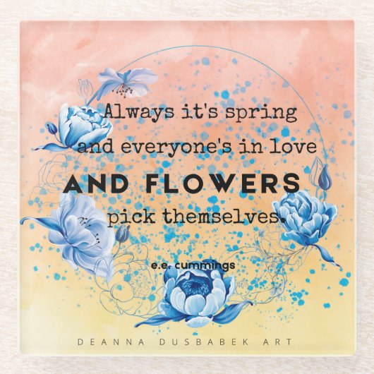 Onderzetters van bloemen (Voorkant)