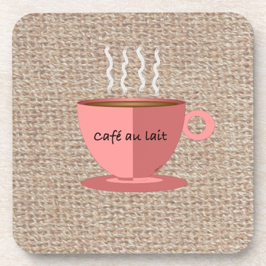 Onderzetters van Cafe au Lait (Voorkant)