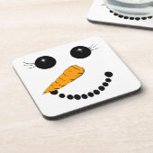 Onderzetters van Chilly Face Snowman (Linkerzijde)