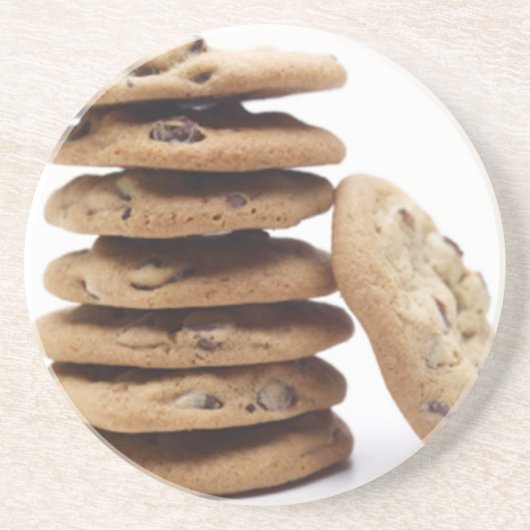 Onderzetters van chocolade Chip Cookies Sandstone (Voorkant)