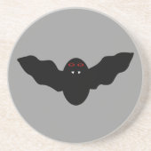 Onderzetters van Creepy Halloween Vampire Bat (Voorkant)