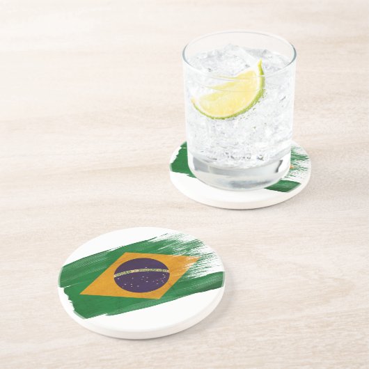 Onderzetters van de Braziliaanse vlag (Zijkant)