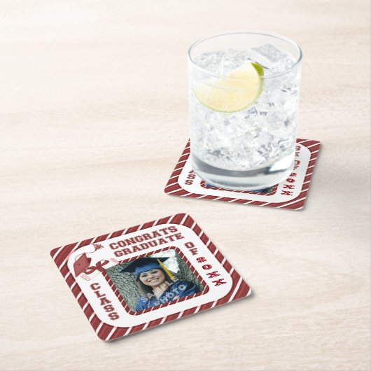 Onderzetters van de Burgundy Afstuderen Afstuderen (Insitu)